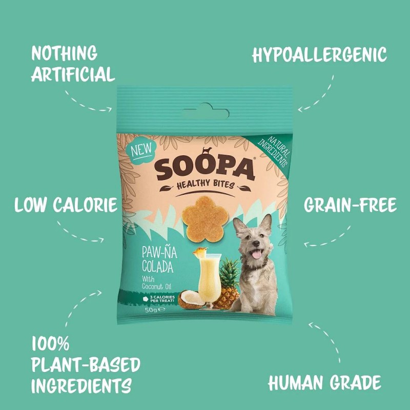 Soopa Bites Paw-Na Colada 50g