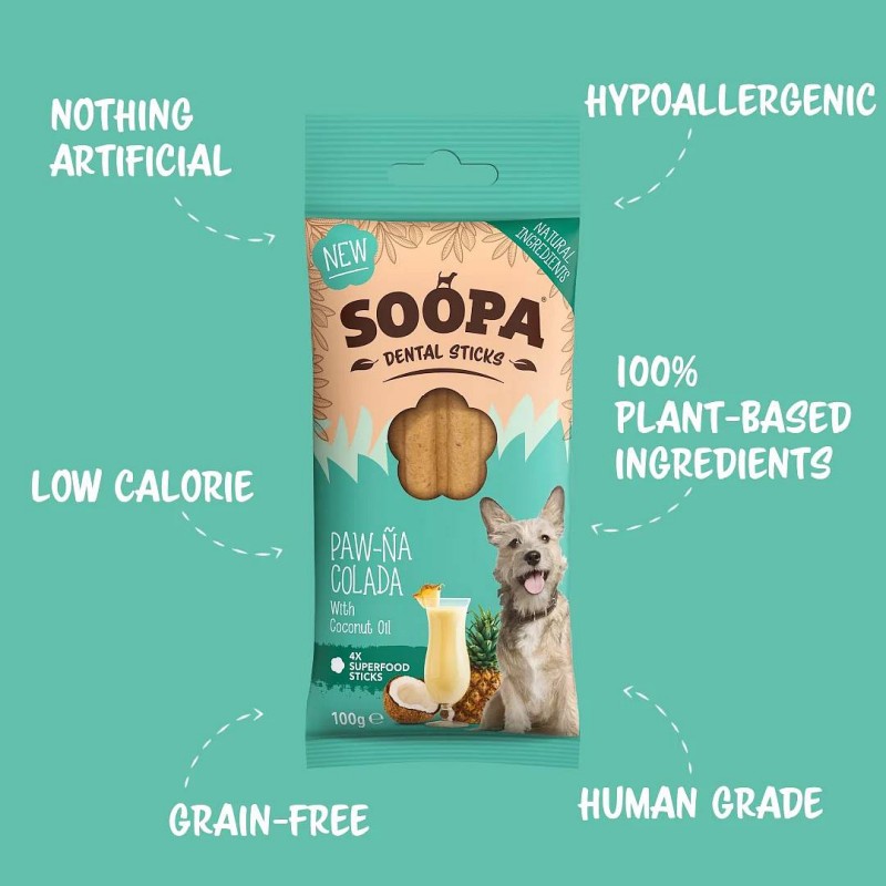 Soopa Dentals Paw-Na Colada 100g