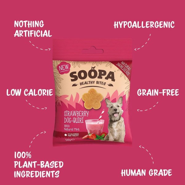 Soopa Bites Jagodni Dog-Quiri 50g