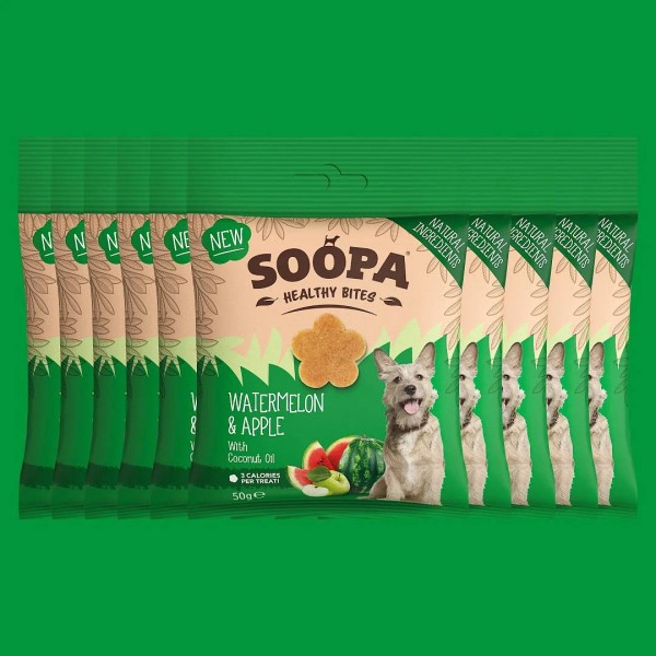 Soopa Bites Lubenica in jabolko 50g