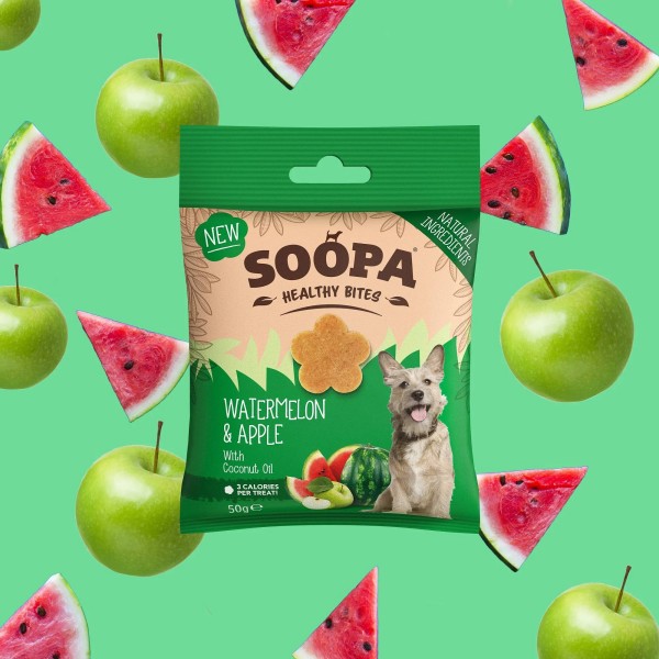 Soopa Bites Lubenica in jabolko 50g